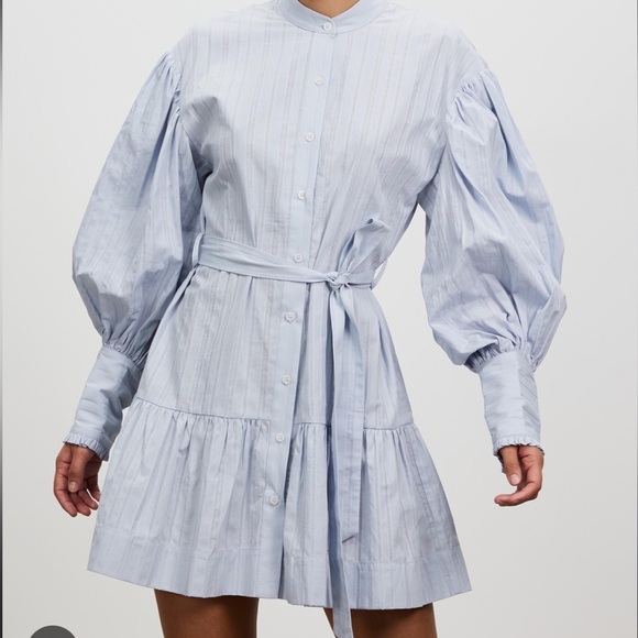 Shona Joy Ella Balloon Sleeve Dress - Picture 1 of 6